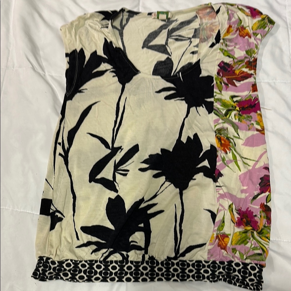 Anthropologie Floral Print Women's Top